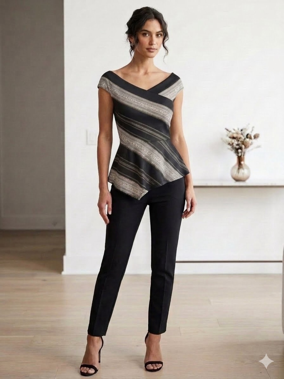 BCBGMaxAzria “Denny” Asymmetric Top